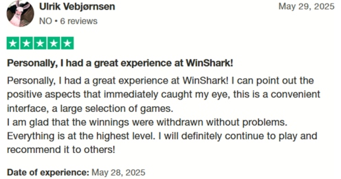 Winshark Player Feedback