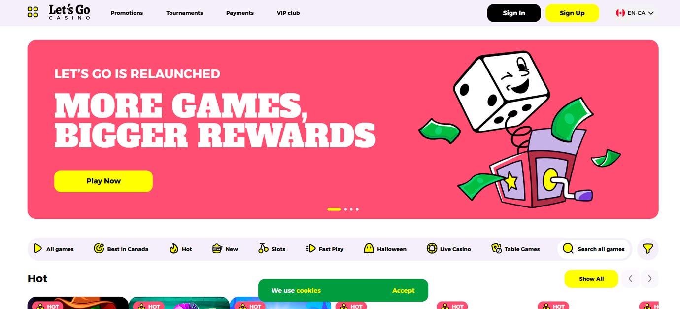 Let’s Go Casino fresh, secure & fun