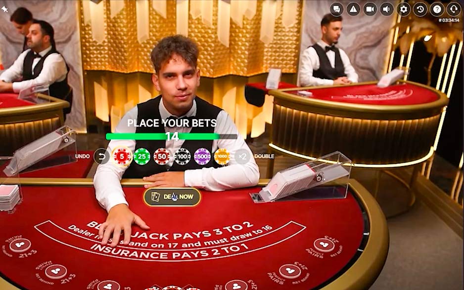 online casino live dealer blackjack