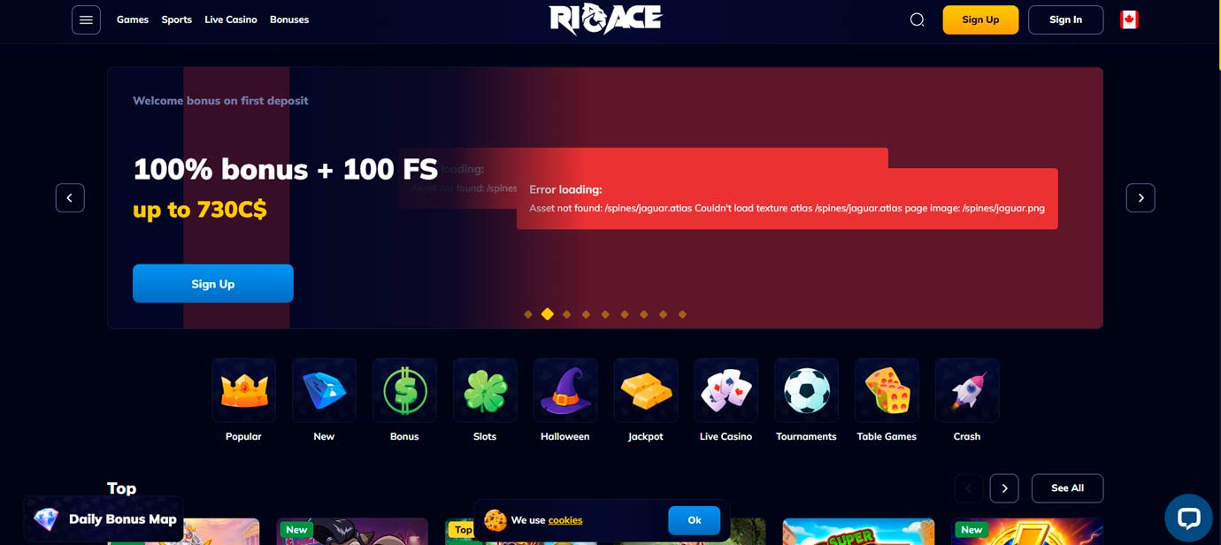 RioAce Casino Canada – 11,000+ Games & Real Reviews