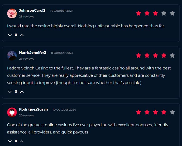 Spinch discussion review screenshot