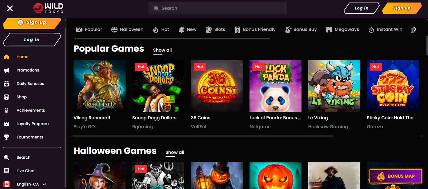 Wild Tokyo popular games