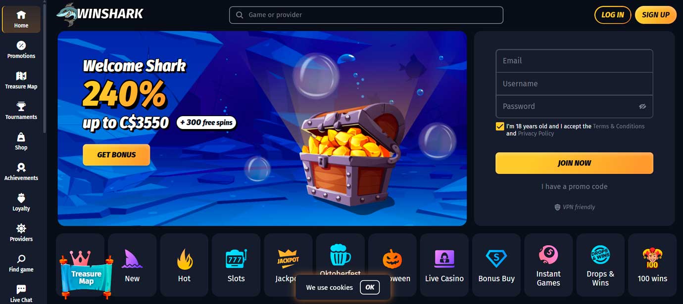 Winshark Review 2025 – A Safe, Modern, and Canadian-Focused Platform